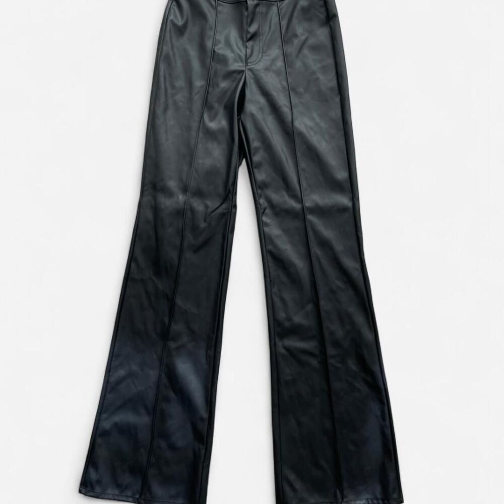 Wild Fable faux leather wide leg pants